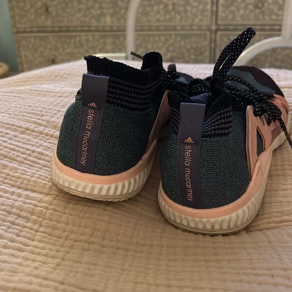 Adidas by Stella McCartney Teal and Pink Women's Shoes - Picture 5 of 9